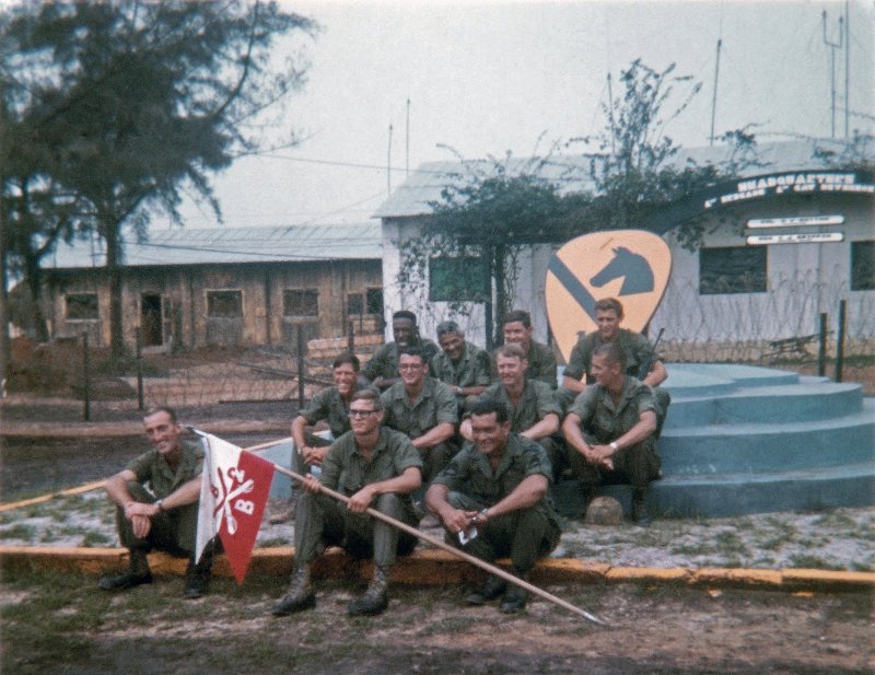 Bravo Company officers and senior NCOs, February 1968