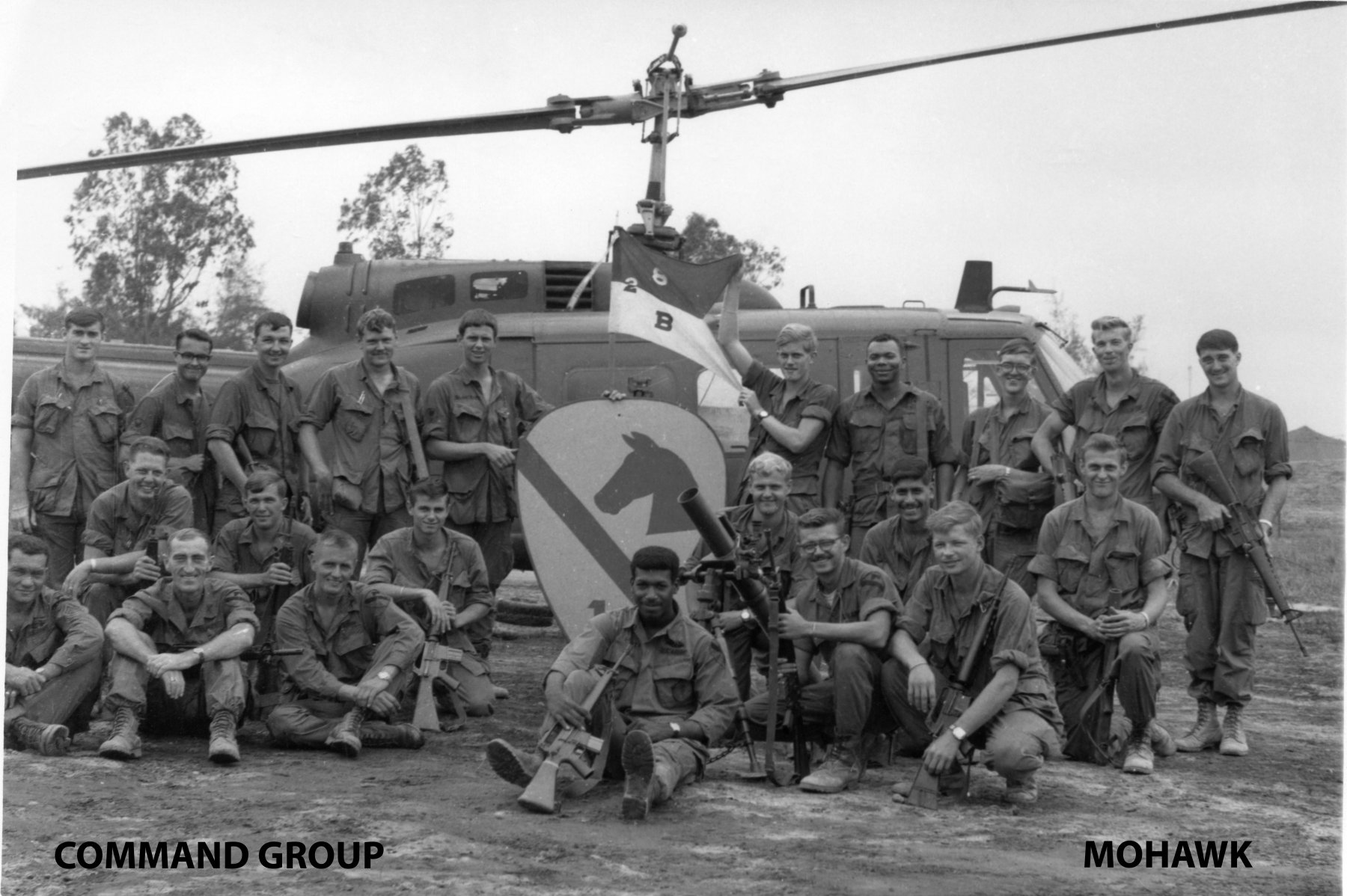 Command Group and Weapons Platoon, 8 March 1968. Back to Our Photos